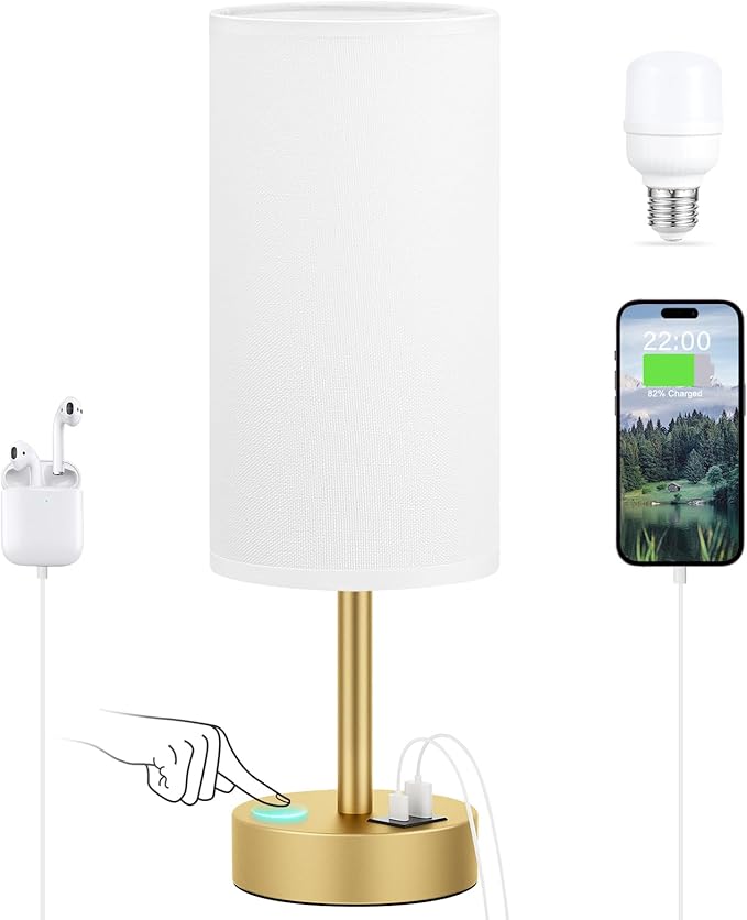 Dicoool Small Touch Bedside Lamp by DicooolDirect