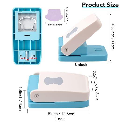 1.5 inch Tab Punch, Rounded Tab Shaped Punch - Image 5