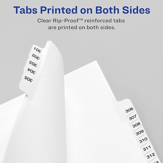 Avery Premium Collated Legal Exhibit Binder Dividers - Image 4