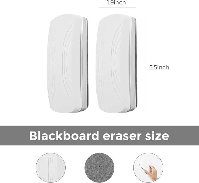 Ddaowanx Whiteboard Eraser, Magnetic Dry Erase Eraser, Glass Board Eraser - Image 3