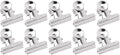 Tebatu 10Pcs Metal Stainless Steel Bulldog Grip Clip Food Sealer Bag Clamp by Unknown