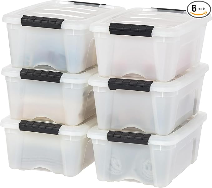 IRIS USA 13 QT Plastic Storage Box by IRISUSA