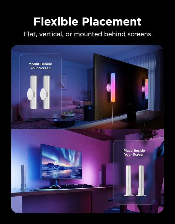 Govee Smart Light Bar, RGBICWW TV Lights - Image 6