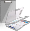 SFLHHDM Clipboard with Storage, Heavy Duty Clip Boards 8.5x11 with 2 Storage by SFLHHDM