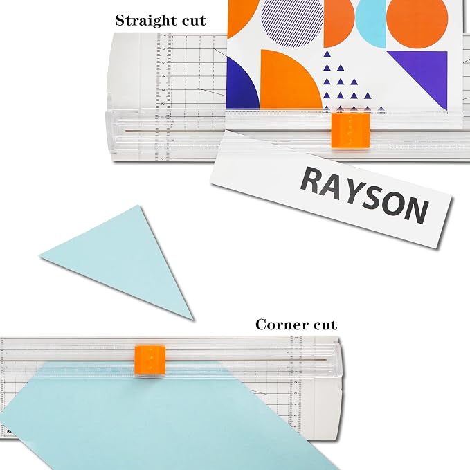 Rayson Paper Cutter Trimmer, A4 Size, craft paper, photos and DIY projects; - Image 7