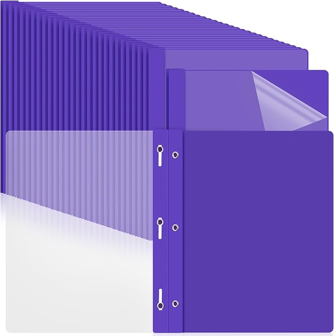 Feifeiya 48 Pack Plastic Report Covers by Feifeiya