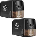 AFMAT 2 Pack Electric Pencil Sharpener, Heavy Duty Pencil Sharpener by AFMAT