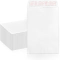 Goefun 100 PCS White Catalog Envelopes 6x9, Self Seal 100 GSM Manilla Envelopes by Goefun