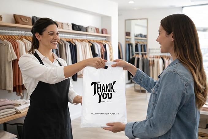 POLYSELLS Thank You Poly Mailers 14.5x19 inches 50 Pcs Waterproof Self-Sealing - Image 7