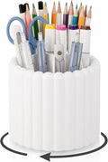 Anyoifax 360° Rotating Pen Holder 7 Slots Desk Organizer Removable Pencil Cup by Anyoifax