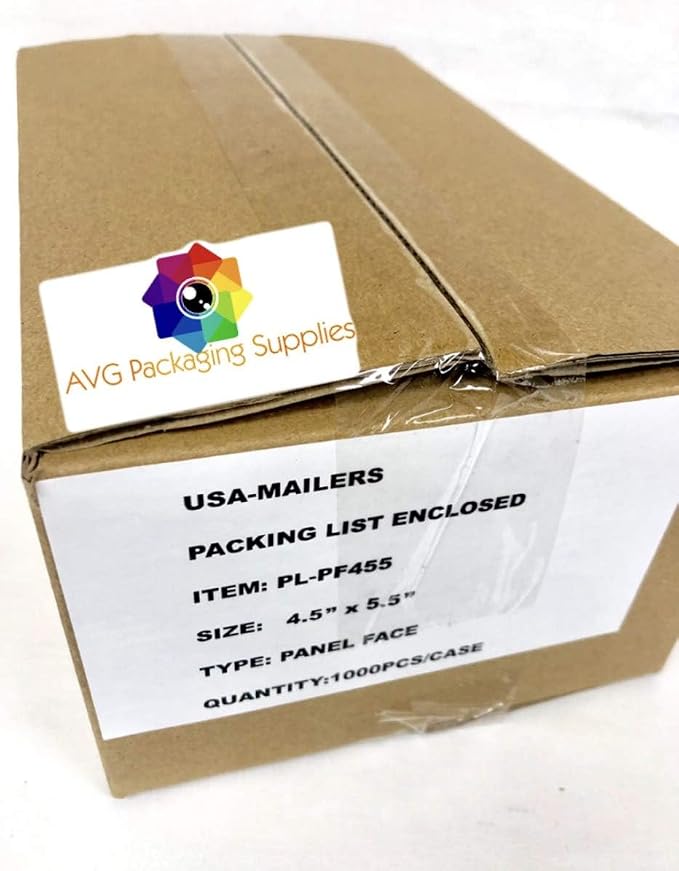 Packing List Enclosed Pouches – Clear Adhesive Envelope Bag - Image 7