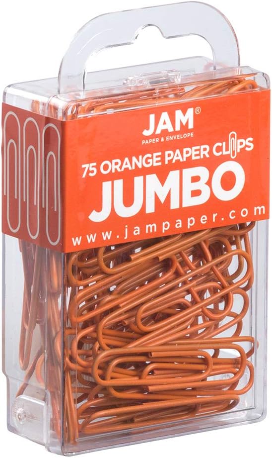 JAM PAPER Colorful Jumbo Paper Clips - Image 2