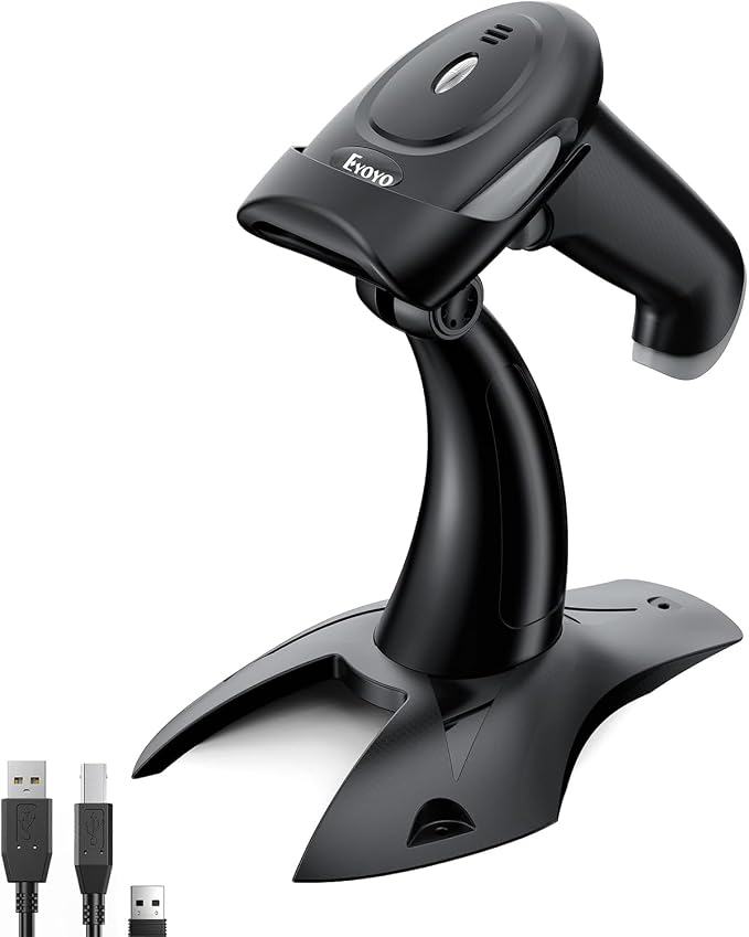 Eyoyo 2D 1D Wireless Barcode Scanner by Eyoyo