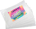 Yens 7.5'' x 5.5'' Packing List Pouches 100 Pack, Top Loading Packing List by YensPackage