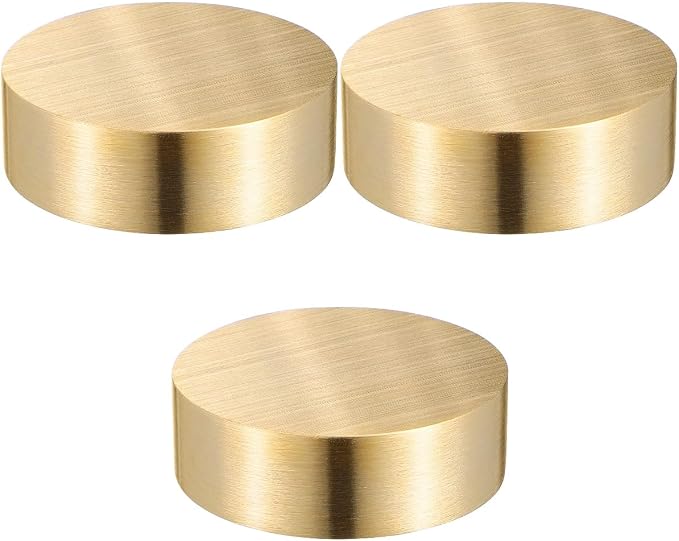 Ipetboom Chinese Calligraphy Brass Paperweight, 1.57 Inch 3pcs Chinese Painting by Unknown