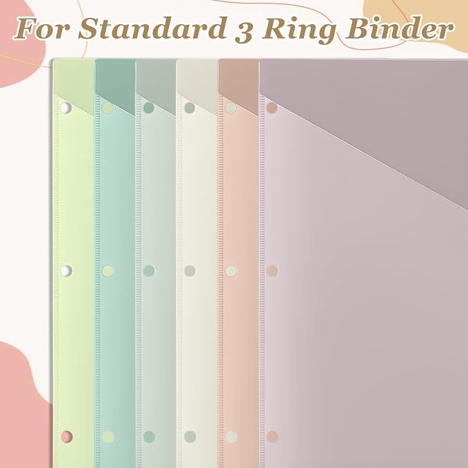 Epakh 12 Pcs Binder Dividers for 3 Rings Binders Index Dividers - Image 5