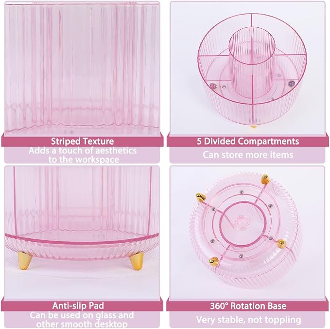 SKYDUE Rotating Pencil Pen Holder, Pen Organizer - Image 6