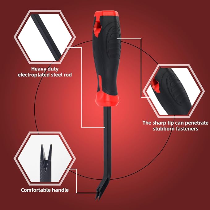 Heavy Duty Staple Remover, Staple Remover, Ergonomic Non‑Slip Handle, Durable - Image 3