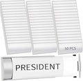 Therwen 50 Pcs Aluminum Office Name Plate Holder by Therwen