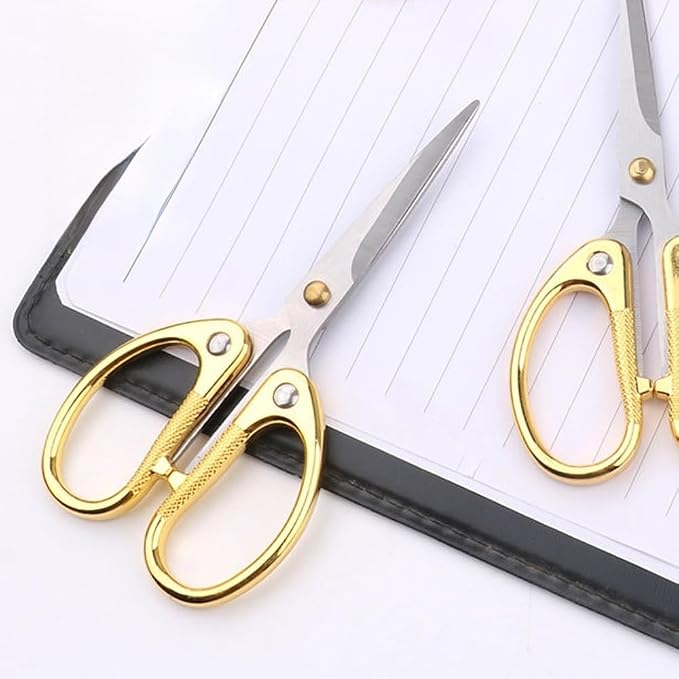 5" All Stainless Steel Office Scissors, Ultra Sharp Blade Shears, Sturdy Sharp - Image 4