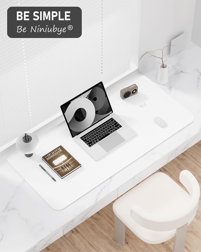 Desk Pad, 35.5" x 17" PU Leather Non-Slip Desk Mat Large Mouse Pad - Image 7