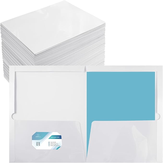 Yeaqee 125 Pack Folders Bulk by Yeaqee