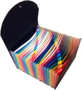 Lurrose 12 Layer PP Rainbow File Folder Multi-Function Accordion Document by Lurrose