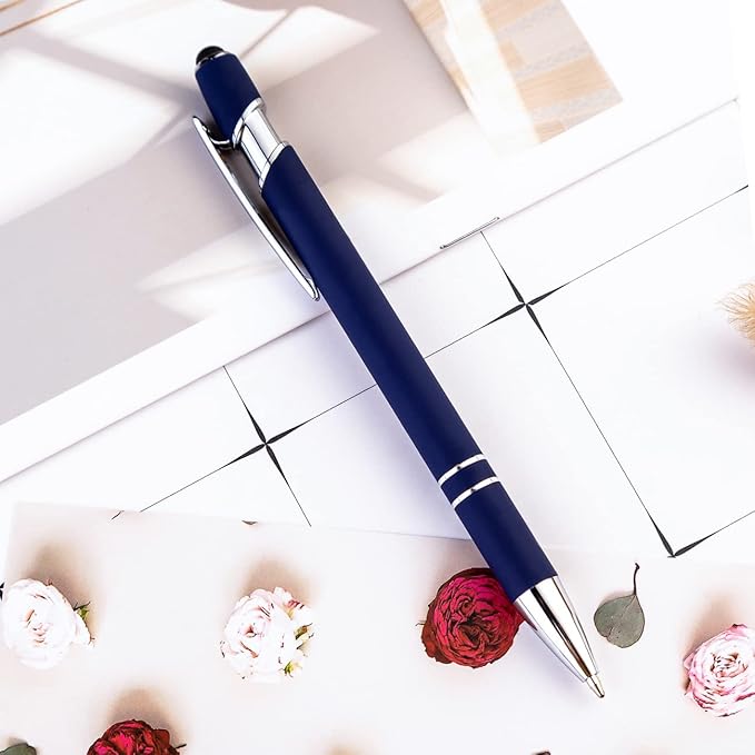 PASISIBICK 12 Pieces Blue Ballpoint Pen - Image 6