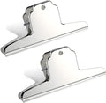 2 Pack Wide Extra Large Bull Clips Chip Bag Food Clips Large Dog Food Bag Clip by Unknown