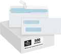 Quality Park #8 Double Window Envelopes, Self Seal Security Envelopes by Quality+Park
