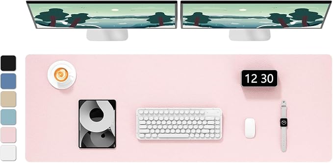 Hsurbtra Desk Pad, XXXL Extended Mouse Pad, Waterproof Desktop Blotter Protector by Hsurbtra