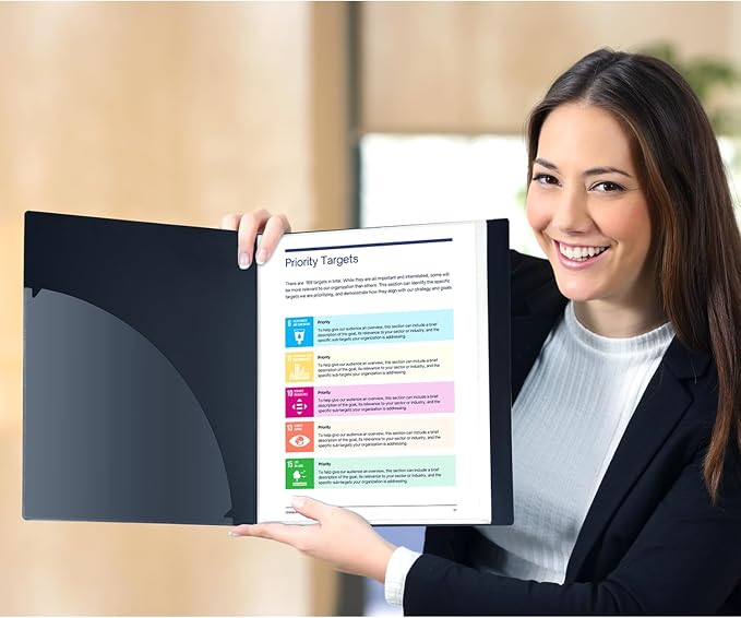 Dunwell Presentation Binder 24-Pocket, Displays 48 Pages, 8.5x11 Portfolio - Image 6