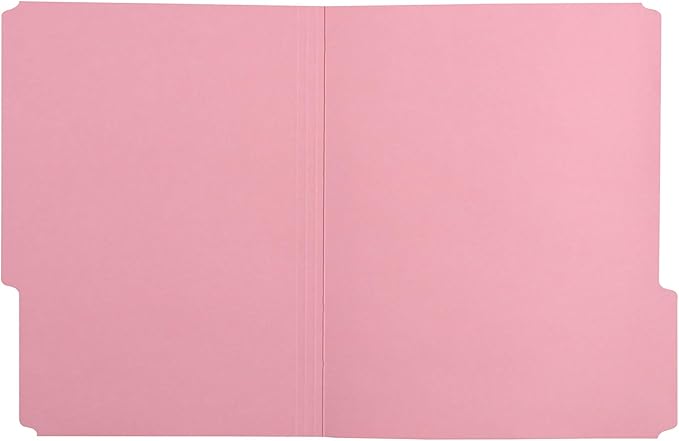 Amazon Basics File Folders for Organization, Letter Size, 1/3 Cut Tab - Image 3