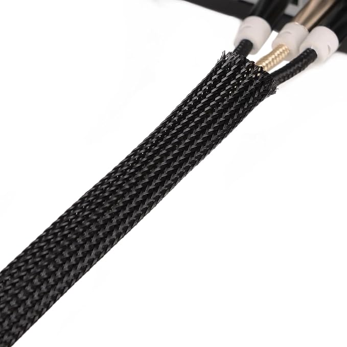 25ft PET Expandable Braided Cable Sleeve 5/8inch Pet Braided Cable Sleeve - Image 7