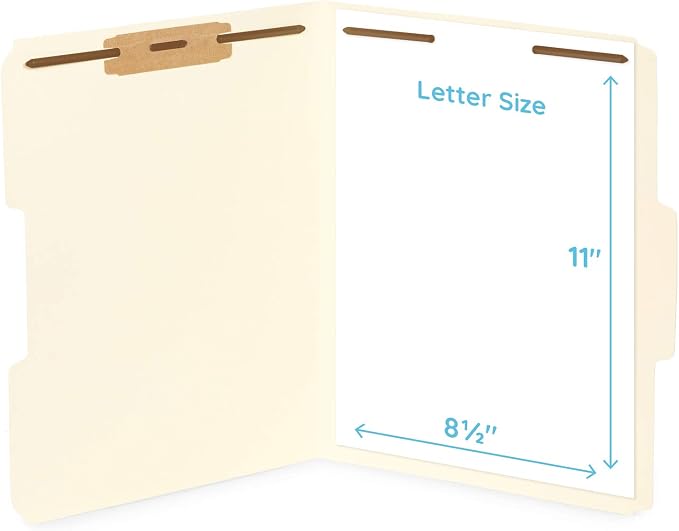 50 Manila Fastener File Folders - Image 6