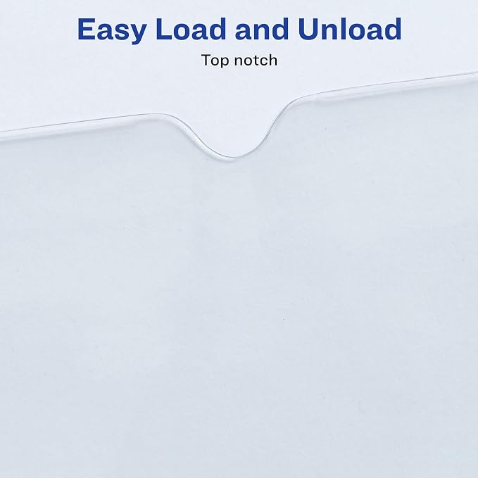 Avery File Envelopes, Holds up to Sheets, 10 Clear Vinyl Envelopes - Image 4