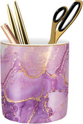 Pen Holder for Desk, Cute Ceramic Pencil Holder, Pen Cup Marker Holder Makeup by WAVEYU