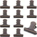 CRASPIRE 12Pcs Vintage Metal Food Bag Hinge Clips 1 Inch Small Binder Clips by CRASPIRE