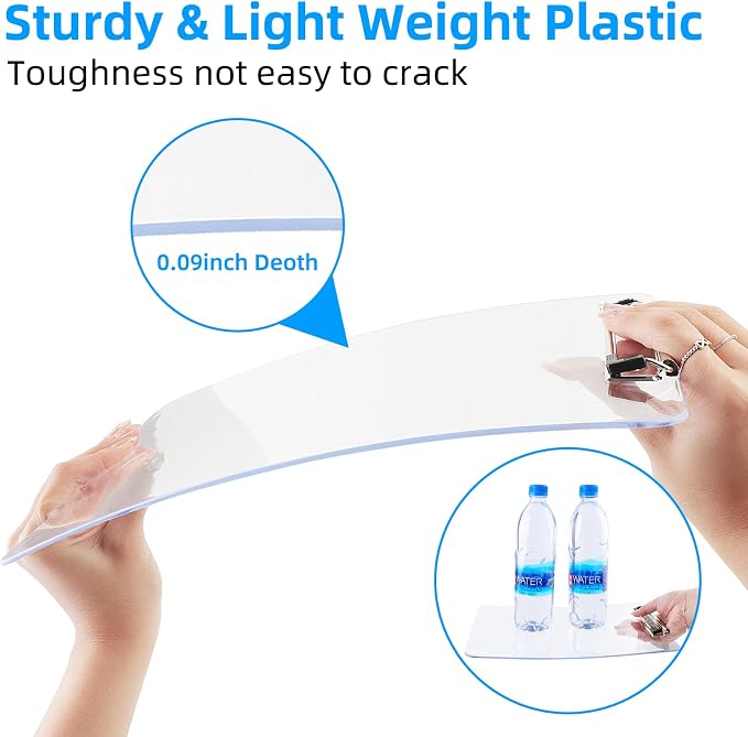 2 Pack Plastic Clipboards, A4 Acrylic Clear Board 8.5x11 | Transparent Letter - Image 4
