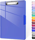 Piasoenc Clipboard with Storage, 8.5 x 11 Clip Boards with 2 Storage, Folio & by Piasoenc