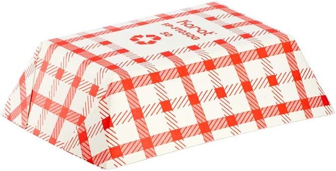 Karat Paper Food Trays Disposable Sturdy Food Boats, Leak Resistant | Ideal - Image 4