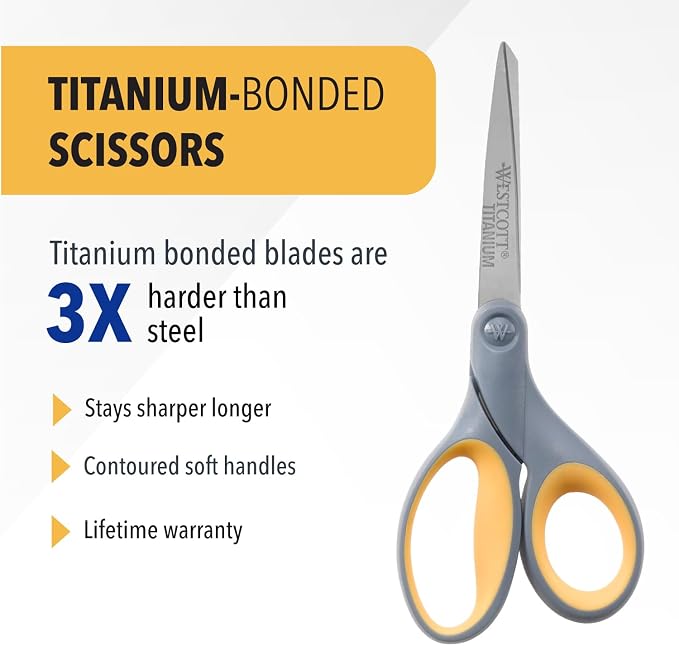 Westcott Titanium Bonded Scissors - Image 2