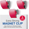 Plus Extra Strong Magnetic Clips, Large 3-Pack by Plus