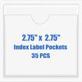 Origin-Joy 35 PCS Self Adhesive Index Card Pockets by Origin-Joy