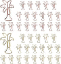 OWLFAVO 40pcs Palm Tree Shape Paper Clips by OWLFAVO