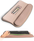 Ergonomic Wave Wrist Rest with Keyboard Stand, Cushioned Palm Rest, Comfortable by KUOSGM