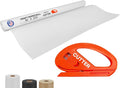 White Kraft Paper Roll 36" x 1200" by IDLPackaging