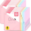 Forvencer 96 Count Dividers for 3 Ring Binder, 8 tabs Binder Dividers by Forvencer