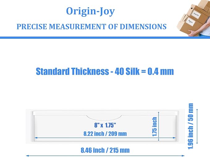 Origin-Joy 60 PCS Self Adhesive Index Card Pockets - Image 2
