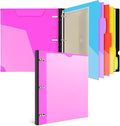 INFUN 1 Inch 3-Ring Telescoping Project Organizer Binder, 13 Pocket, by INFUN
